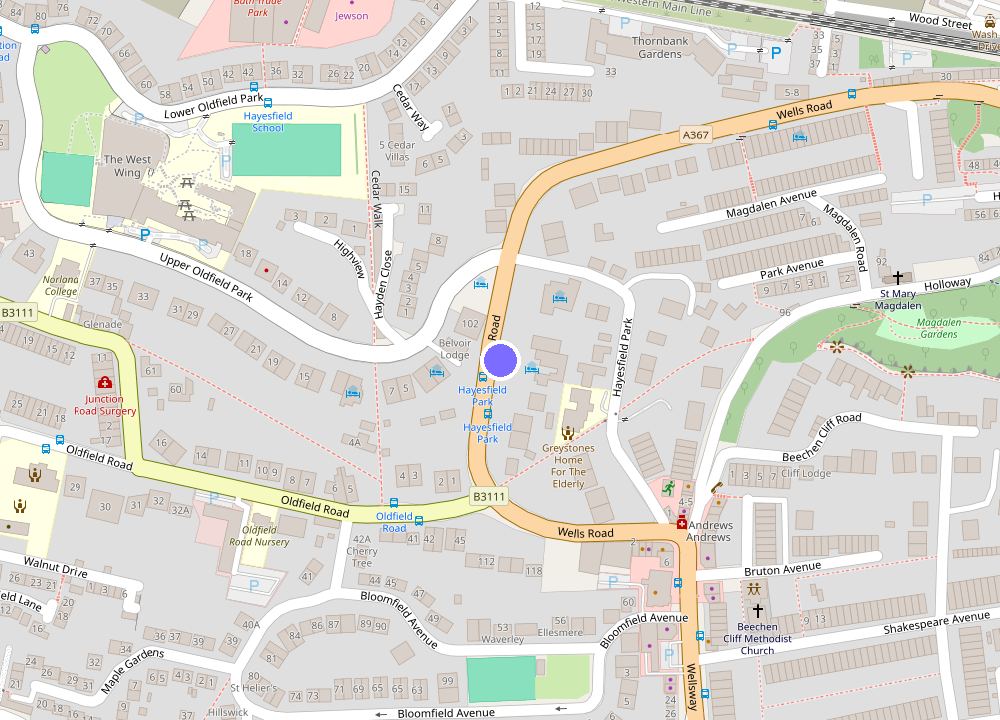 Map: Tyndall Villa Boutique B&B